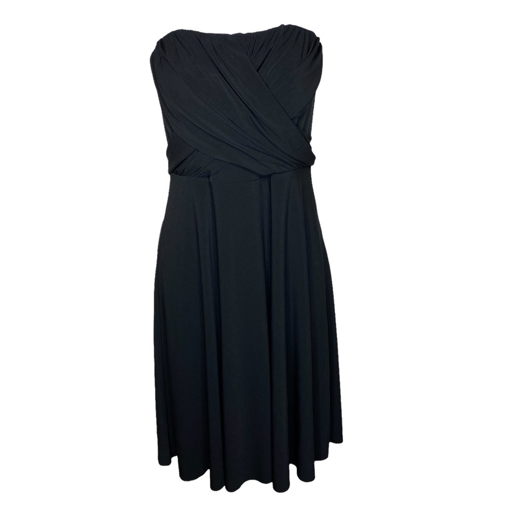 Ann Taylor Strapless Black Dress Size 4